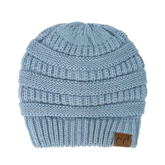 C.C Accessories - C.C Denim Color Beanie NWOT!